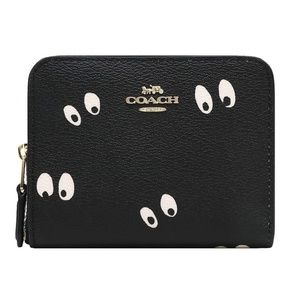 COACH NWT Disney Small Zip Around Wallet  Eyes